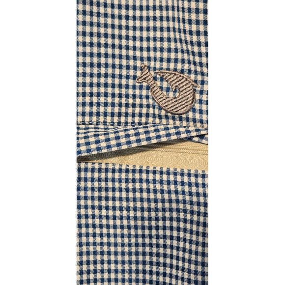 Mojo Shirt Mens XL Blue White Checked Button Up Fishing Outdoor Long Sleeve - Picture 7 of 14